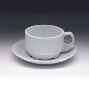 Фарфор (Китай) Чайная пара 250 мл. штабелир. Классик /6/48/