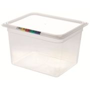 Пластик (Россия) Гастроемкость 1/2 h=200 мм. 325*265 мм. 11,7 л. п/п прозрачная  /1/6/