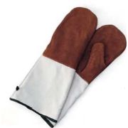 Martellato (Италия) Рукавица термостойкая с 1-м выделенн. пальцем 42*14 см. (до +250°С) замша (1 пара) /1/