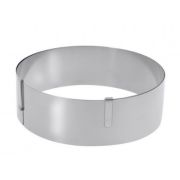 Форма д/выпечки "Круг" раздвижная, d18-36см h6,5см, нерж.сталь 3040.02