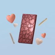 Форма д/шок. плитки 137х71мм h9,5мм, 100гр, 3 ячейки, п/к MA2017