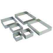 Форма кондитерская "Квадрат" 8см h4см, s/s CRSQ2