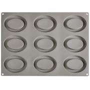 Форма силиконовая "Gourmand Овал" 105х80мм h10мм, 33мл, 9 ячеек GG007S