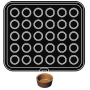 Форма 46 для выпечки тарталеток d42/35мм h18мм (для аппарата Cookmatic), 30 ячеек PIASTRA 46